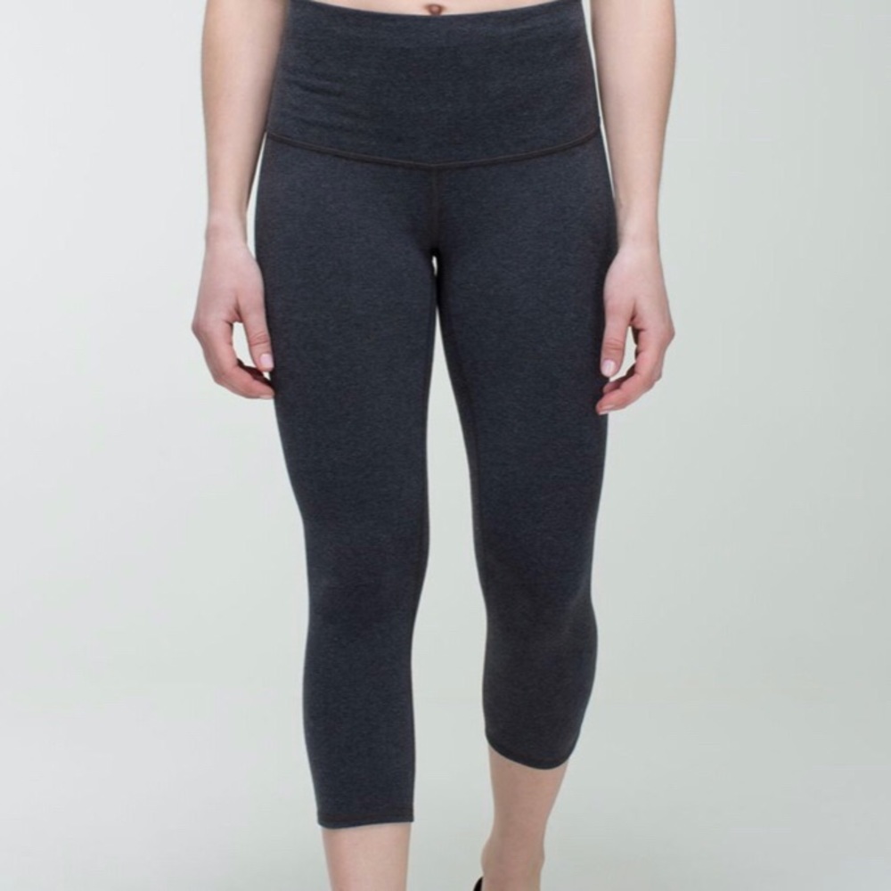 LULULEMON Wunder Under Roll Down *cotton* Crop